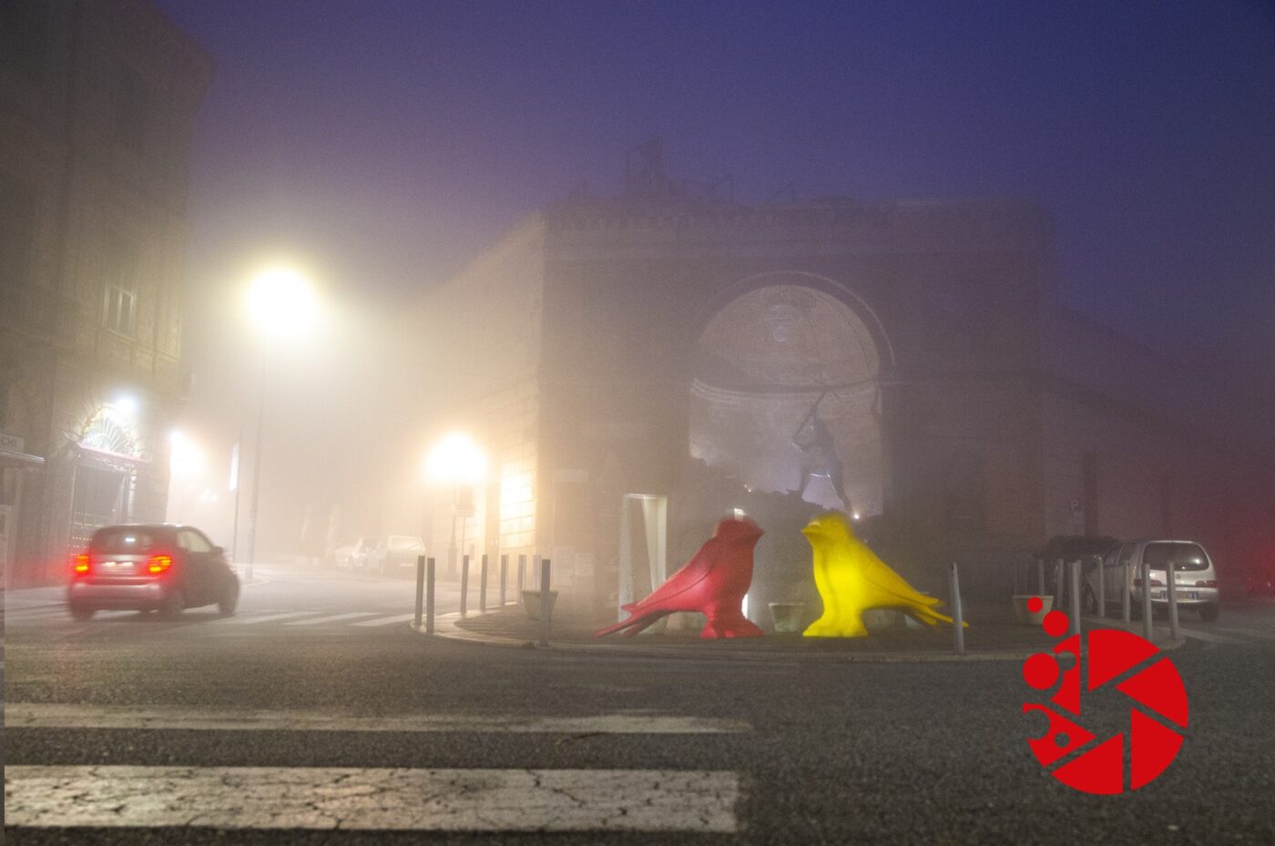 Catanzaro avvolta dalla nebbia